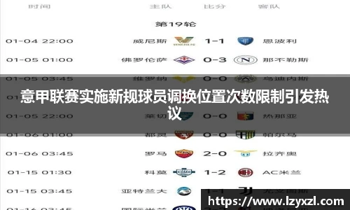意甲联赛实施新规球员调换位置次数限制引发热议